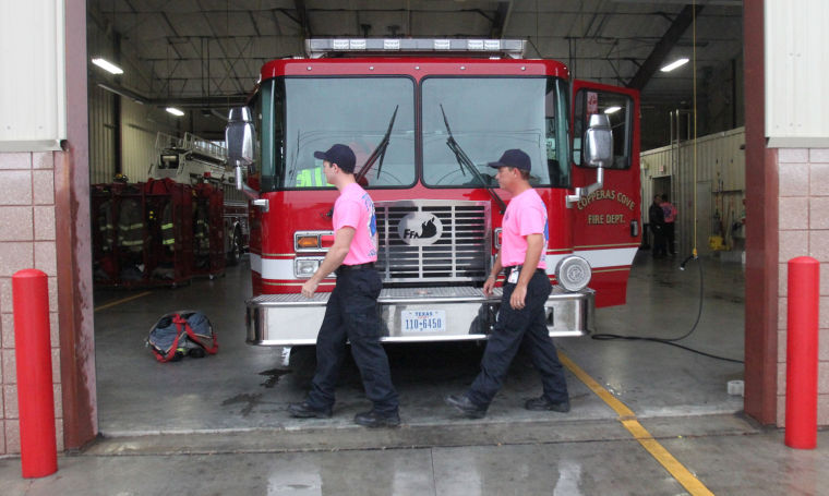Copperas Cove Firefighters Support Breast Cancer Awareness